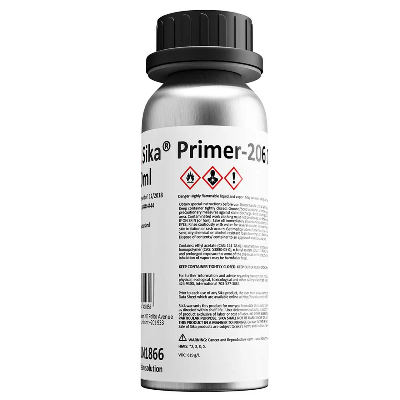 Sika Primer-206 G+P Black 250ml Bottle 1 Sika Primer-206 G+P Black 250ml Bottle