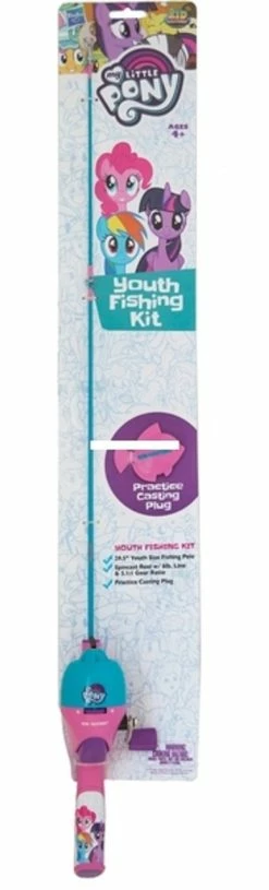 Kids Caster Kid Casters My Little Pony Spincasting Reel Rod Combo Kit