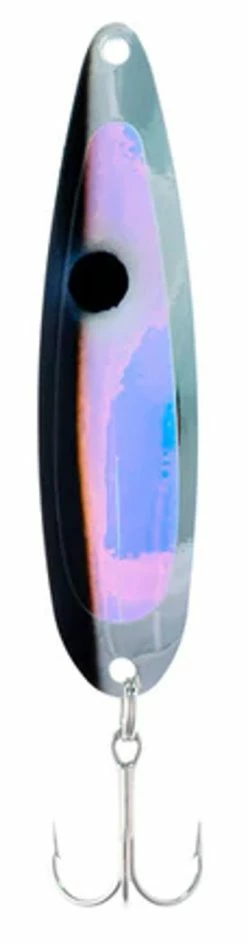 Michigan Stinger Spoons - STINGRAY SIZE - NS390 - UV Black Tuxedo