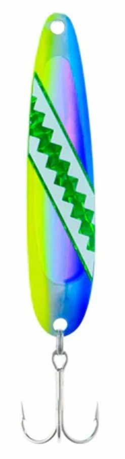 Michigan Stinger Spoons - STINGRAY SIZE - NS397 - UV Blue Dolphin