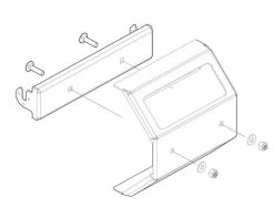Humminbird IDMK-H910R Flush Mount Kit For Helix 9/10