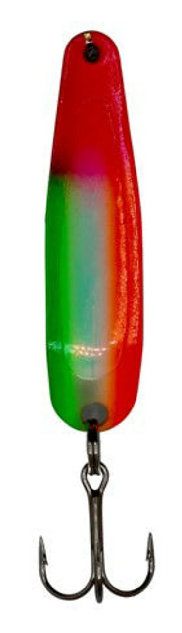 Michigan Stinger Spoons - SCORPION SIZE - XSUVJAG - Silver Smooth - UV Jager Bomb 1 Michigan Stinger Spoons - SCORPION SIZE - XSUVJAG - Silver Smooth - UV Jager Bomb