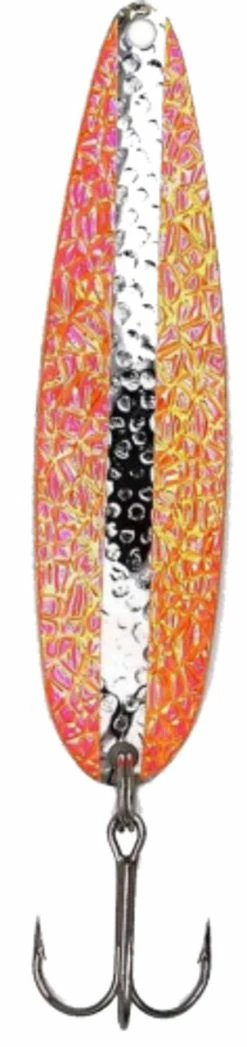 Michigan Stinger Spoons - STINRAY SIZE - NSH70 - Double Orange Crush