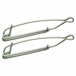 Scotty 1155 Large Nickel / Silver Trolling Snaps - 2 Pack