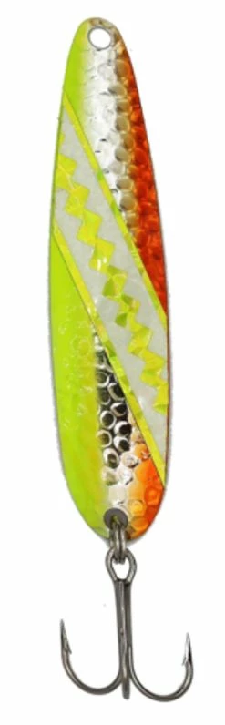 Michigan Stinger Spoons - STANDARD SIZE - SH124 - Carmel Dolphin Glow
