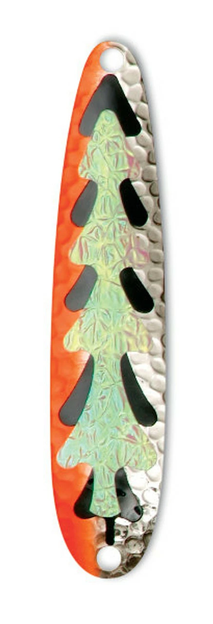 Michigan Stinger Spoons - STINGRAY SIZE - NSH205 - Orange Killer Glow 1 Michigan Stinger Spoons - STINGRAY SIZE - NSH205 - Orange Killer Glow