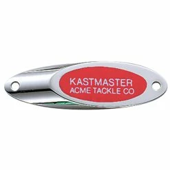 Acme Tackle Kastmaster Spoons - 1/2OZ - Chrome With Red Tape