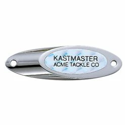 Acme Tackle Kastmaster Spoons - 3/4OZ - Silver With Silver Flash Tape